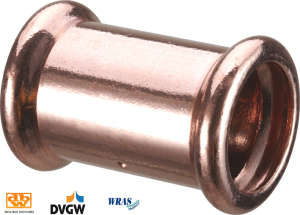 Copper Straight Coupling for Drinking Water System