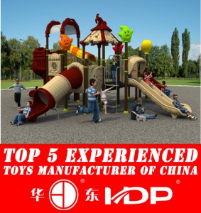 2015 Outdoor Playground Type Kids Play Equipment Slides (HD15A-059A)
